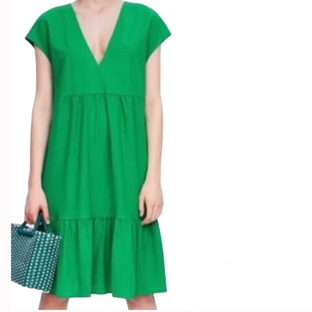Zara Green Midi Dress